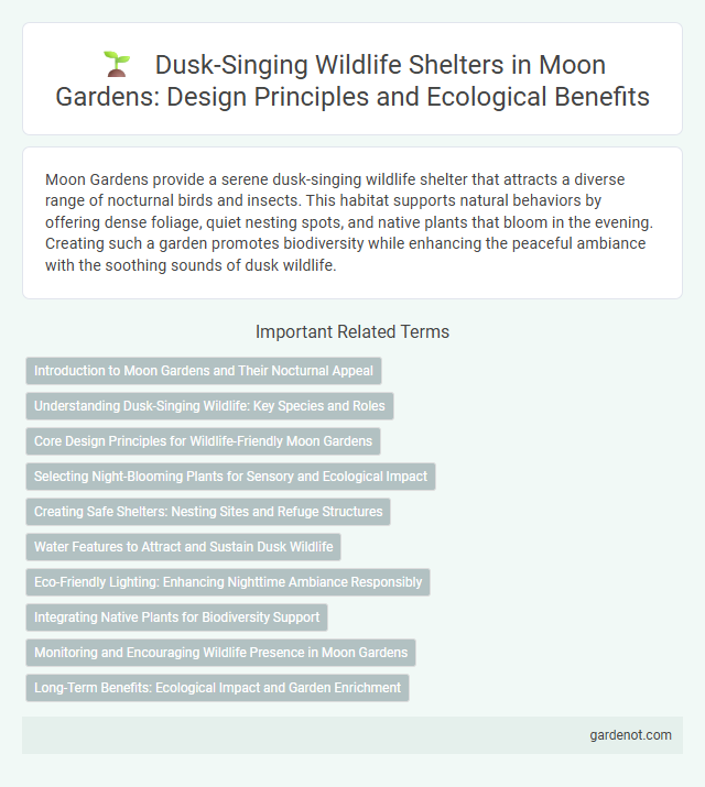 Dusk-Singing Wildlife Shelters in Moon Gardens: Design Principles and Ecological Benefits