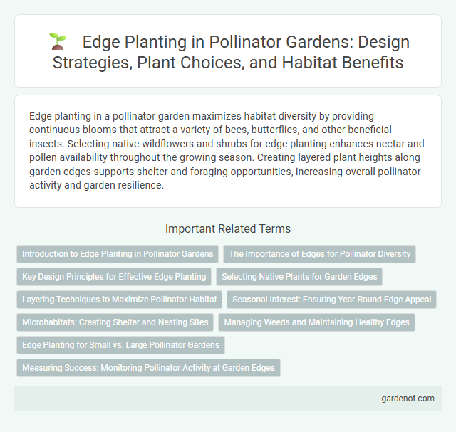 Edge Planting in Pollinator Gardens: Design Strategies, Plant Choices, and Habitat Benefits