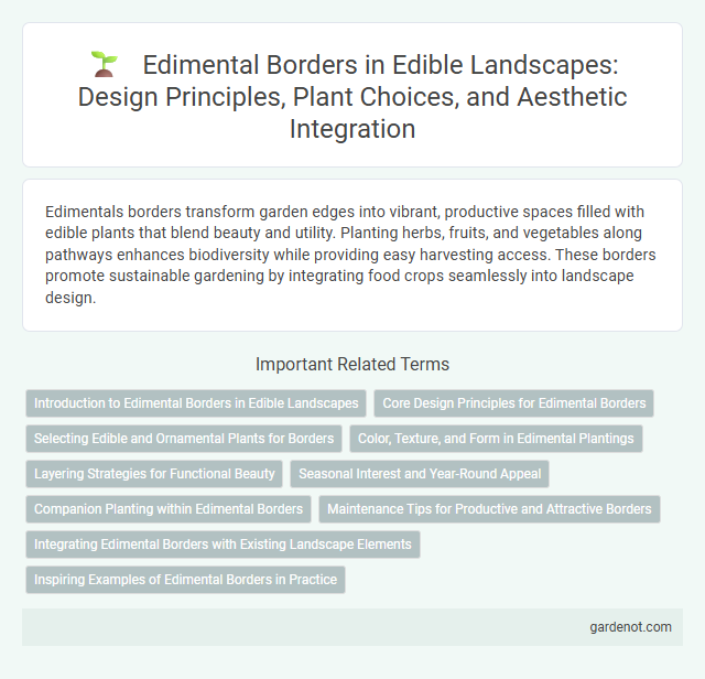 Edimental Borders in Edible Landscapes: Design Principles, Plant Choices, and Aesthetic Integration