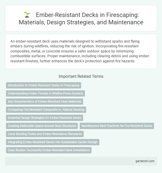 Ember-Resistant Decks in Firescaping: Materials, Design Strategies, and Maintenance