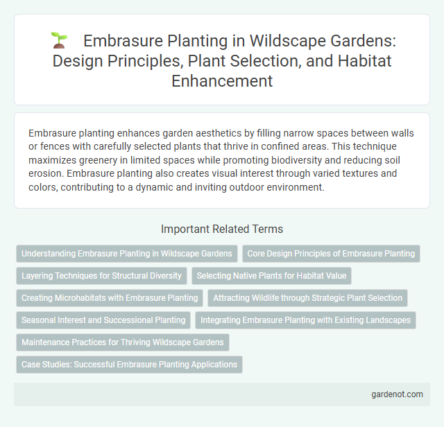 Embrasure Planting in Wildscape Gardens: Design Principles, Plant Selection, and Habitat Enhancement