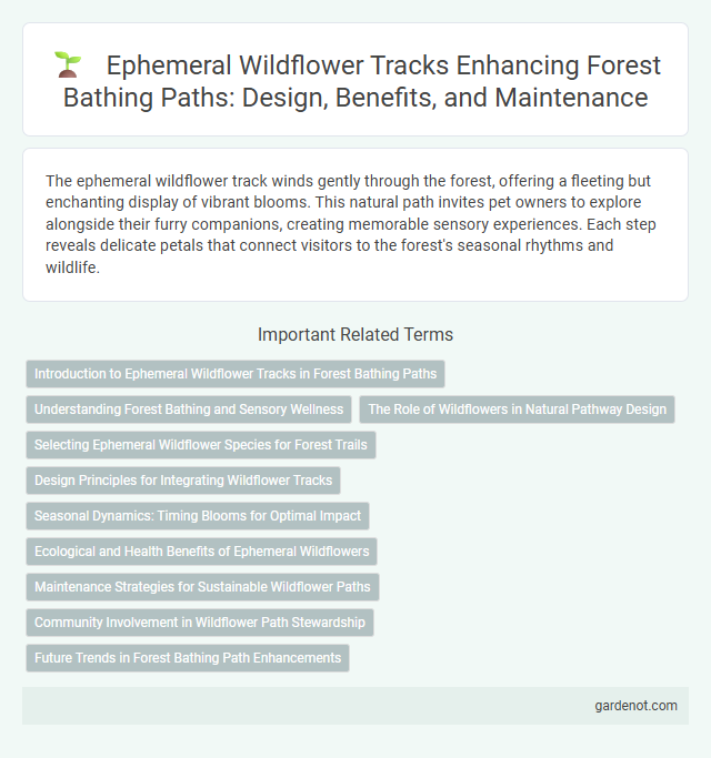 Ephemeral Wildflower Tracks Enhancing Forest Bathing Paths: Design, Benefits, and Maintenance