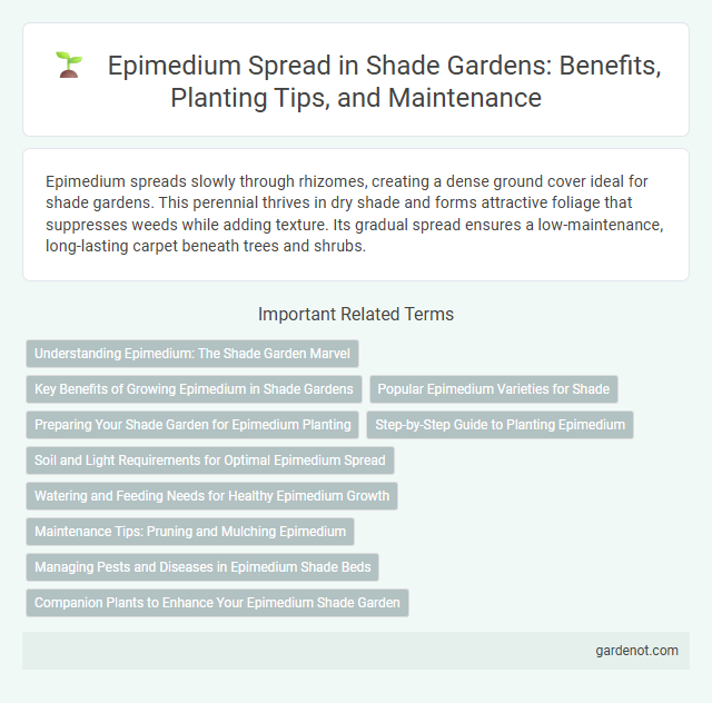 Epimedium Spread in Shade Gardens: Benefits, Planting Tips, and Maintenance