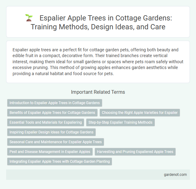 Espalier Apple Trees in Cottage Gardens: Training Methods, Design Ideas, and Care