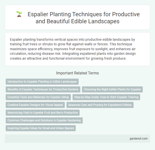 Espalier Planting Techniques for Productive and Beautiful Edible Landscapes