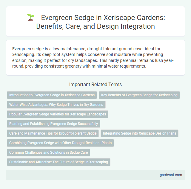 Evergreen Sedge in Xeriscape Gardens: Benefits, Care, and Design Integration
