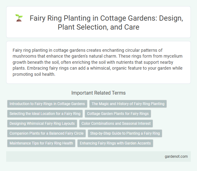 Fairy Ring Planting in Cottage Gardens: Design, Plant Selection, and Care