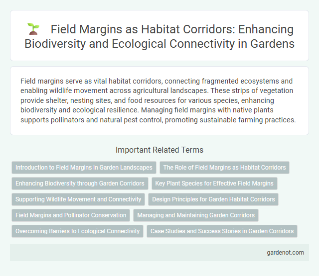 Field Margins as Habitat Corridors: Enhancing Biodiversity and Ecological Connectivity in Gardens