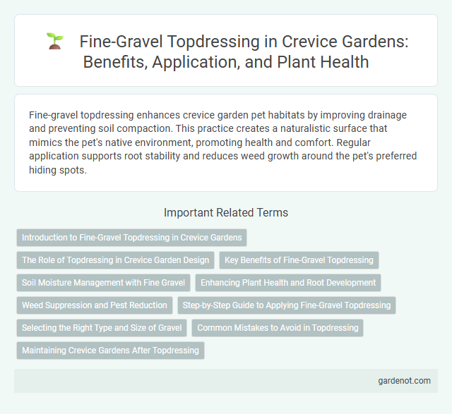 Fine-Gravel Topdressing in Crevice Gardens: Benefits, Application, and Plant Health