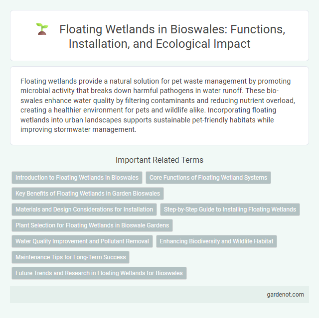 Floating Wetlands in Bioswales: Functions, Installation, and Ecological Impact