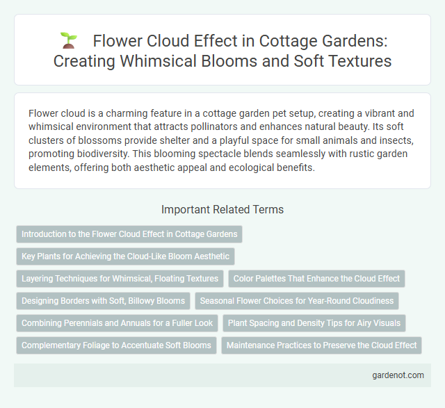 Flower Cloud Effect in Cottage Gardens: Creating Whimsical Blooms and Soft Textures