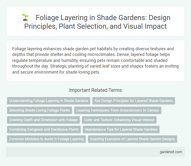 Foliage Layering in Shade Gardens: Design Principles, Plant Selection, and Visual Impact