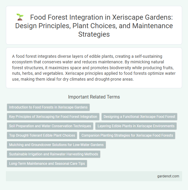 Food Forest Integration in Xeriscape Gardens: Design Principles, Plant Choices, and Maintenance Strategies