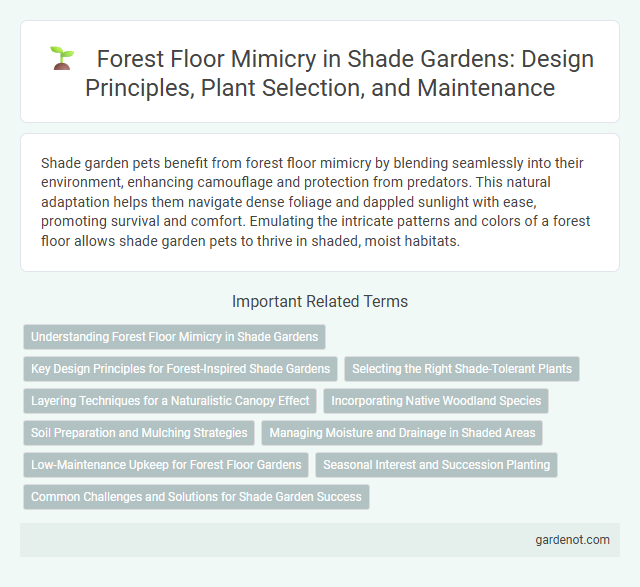 Forest Floor Mimicry in Shade Gardens: Design Principles, Plant Selection, and Maintenance