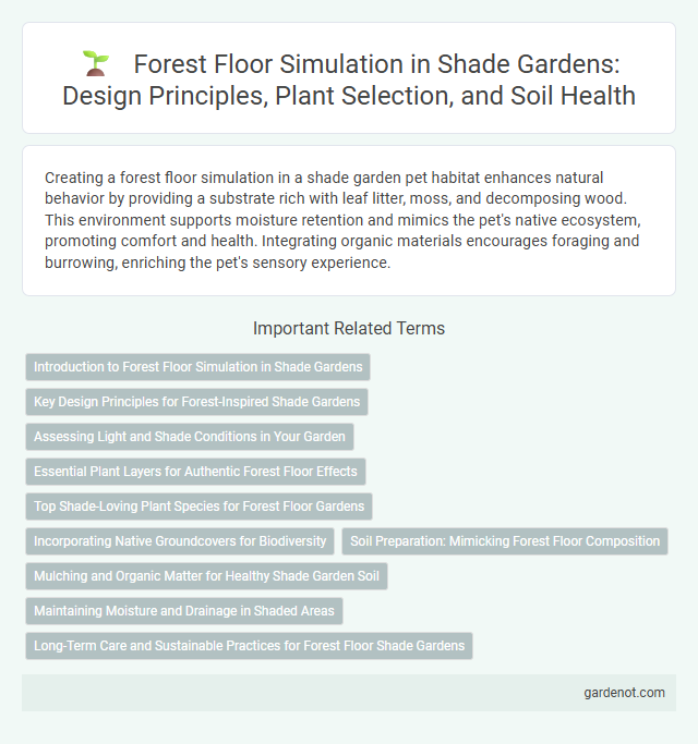 Forest Floor Simulation in Shade Gardens: Design Principles, Plant Selection, and Soil Health