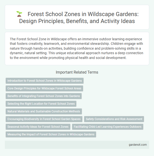 Forest School Zones in Wildscape Gardens: Design Principles, Benefits, and Activity Ideas