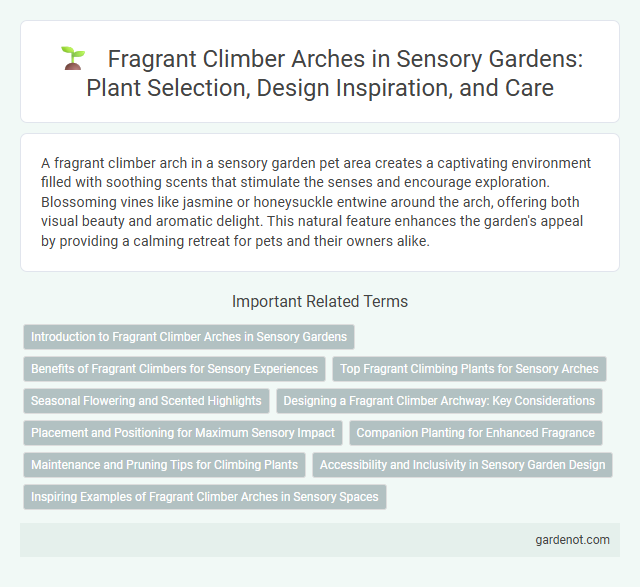 Fragrant Climber Arches in Sensory Gardens: Plant Selection, Design Inspiration, and Care