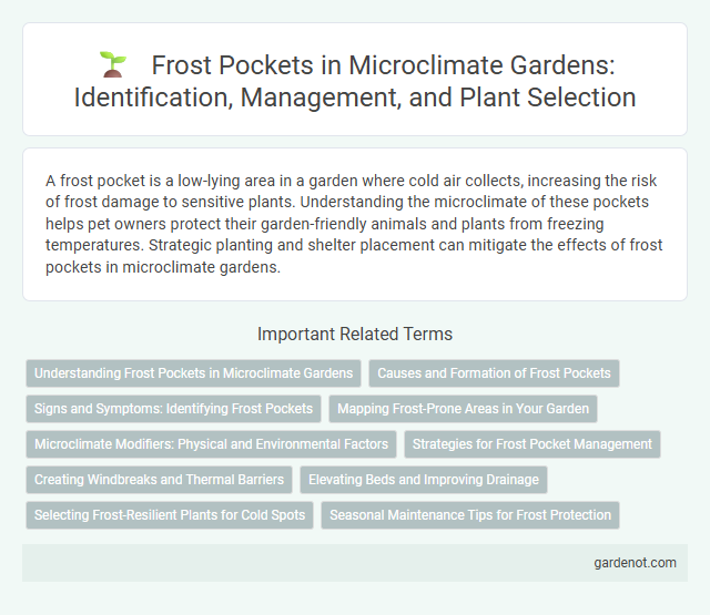 Frost Pockets in Microclimate Gardens: Identification, Management, and Plant Selection