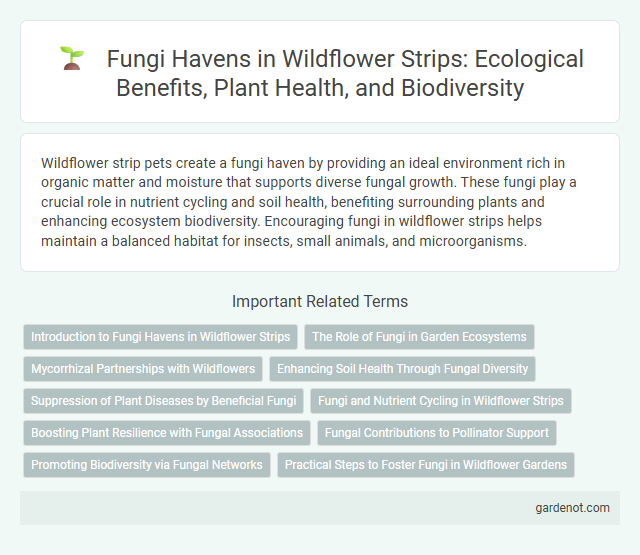 Fungi Havens in Wildflower Strips: Ecological Benefits, Plant Health, and Biodiversity
