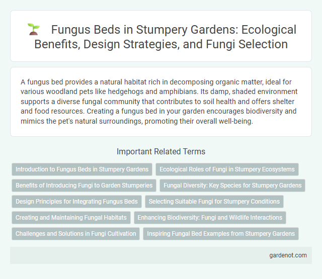 Fungus Beds in Stumpery Gardens: Ecological Benefits, Design Strategies, and Fungi Selection