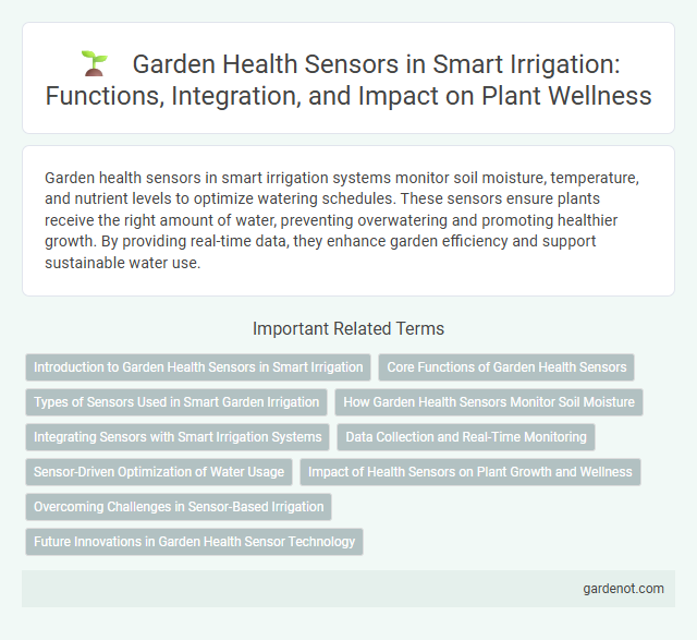 Garden Health Sensors in Smart Irrigation: Functions, Integration, and Impact on Plant Wellness
