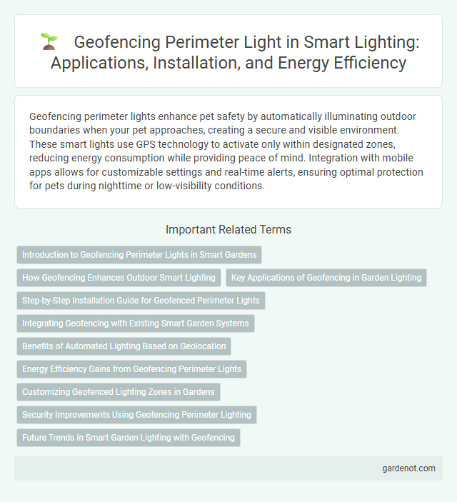 Geofencing Perimeter Light in Smart Lighting: Applications, Installation, and Energy Efficiency