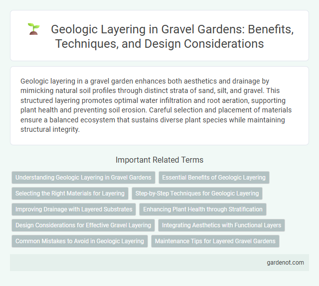 Geologic Layering in Gravel Gardens: Benefits, Techniques, and Design Considerations