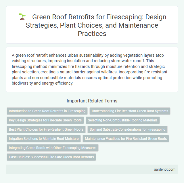 Green Roof Retrofits for Firescaping: Design Strategies, Plant Choices, and Maintenance Practices