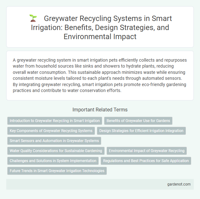 Greywater Recycling Systems in Smart Irrigation: Benefits, Design Strategies, and Environmental Impact
