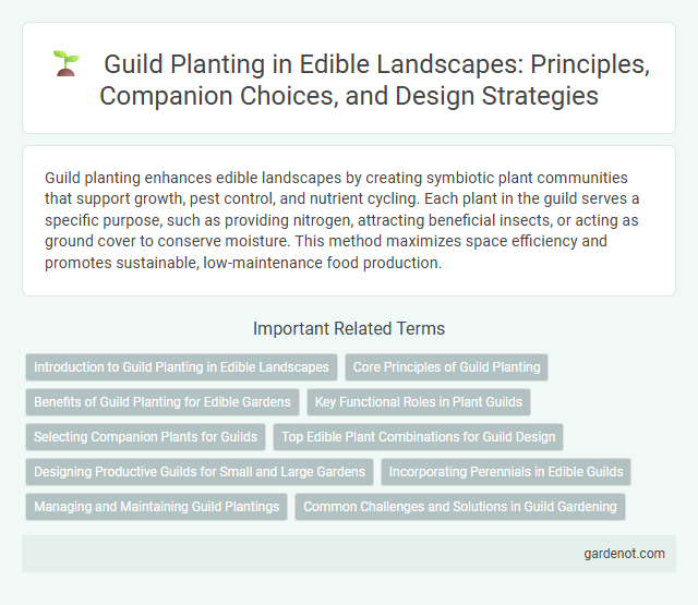 Guild Planting in Edible Landscapes: Principles, Companion Choices, and Design Strategies
