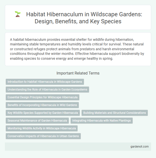 Habitat Hibernaculum in Wildscape Gardens: Design, Benefits, and Key Species