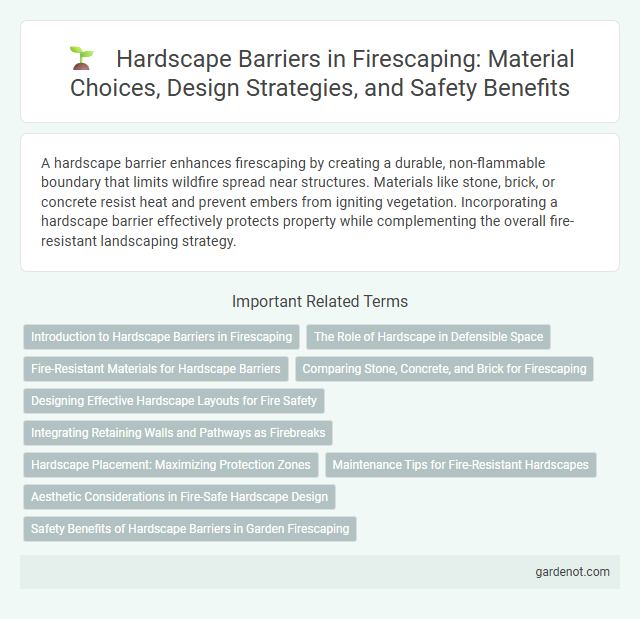 Hardscape Barriers in Firescaping: Material Choices, Design Strategies, and Safety Benefits