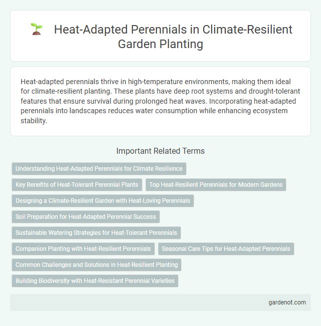 Heat-Adapted Perennials in Climate-Resilient Garden Planting