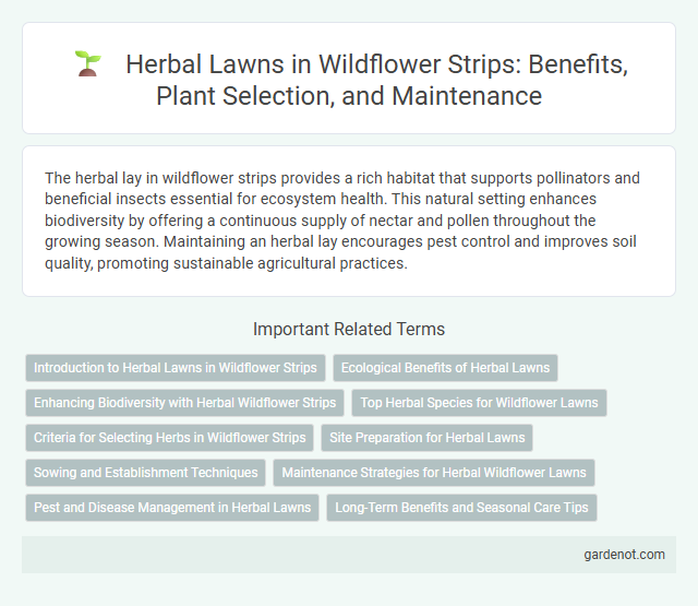 Herbal Lawns in Wildflower Strips: Benefits, Plant Selection, and Maintenance