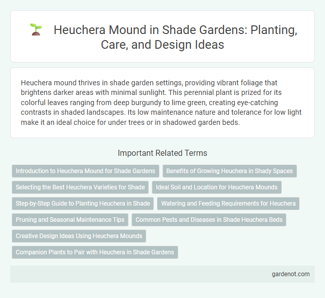 Heuchera Mound in Shade Gardens: Planting, Care, and Design Ideas