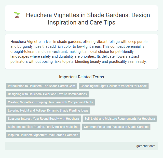 Heuchera Vignettes in Shade Gardens: Design Inspiration and Care Tips
