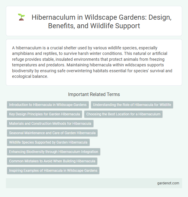 Hibernaculum in Wildscape Gardens: Design, Benefits, and Wildlife Support