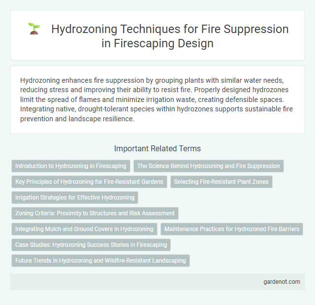 Hydrozoning Techniques for Fire Suppression in Firescaping Design