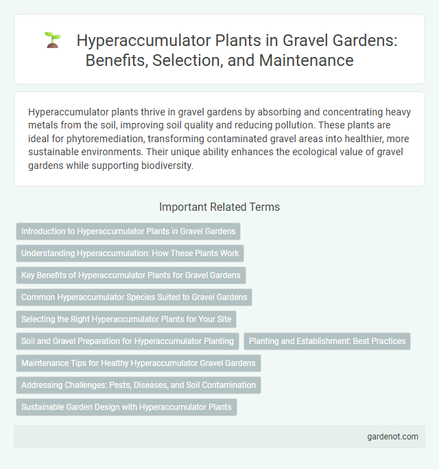 Hyperaccumulator Plants in Gravel Gardens: Benefits, Selection, and Maintenance