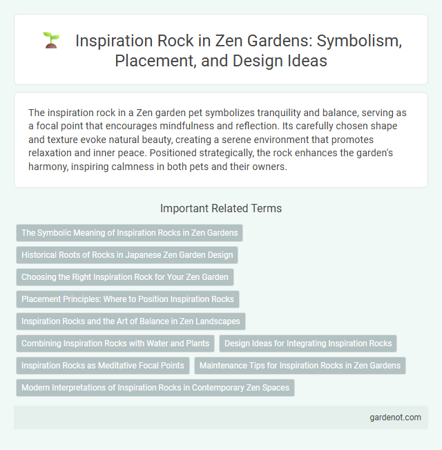 Inspiration Rock in Zen Gardens: Symbolism, Placement, and Design Ideas
