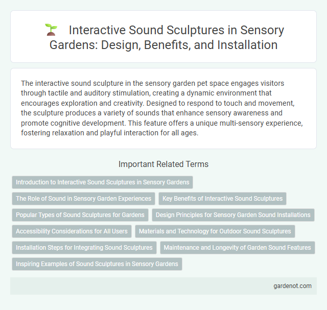 Interactive Sound Sculptures in Sensory Gardens: Design, Benefits, and Installation