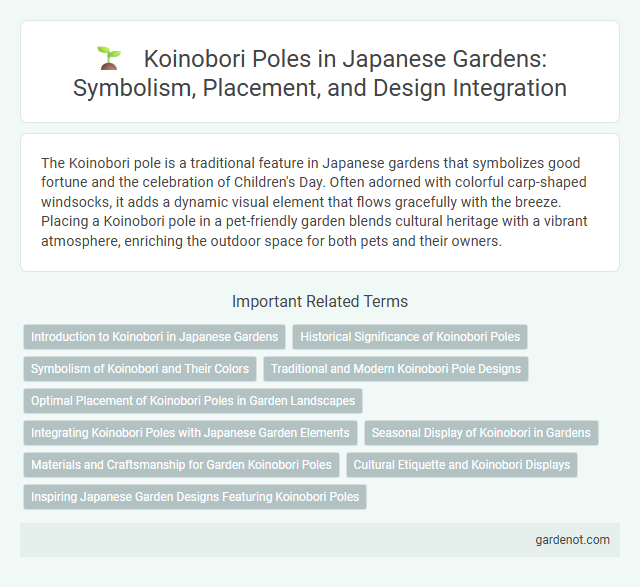 Koinobori Poles in Japanese Gardens: Symbolism, Placement, and Design Integration