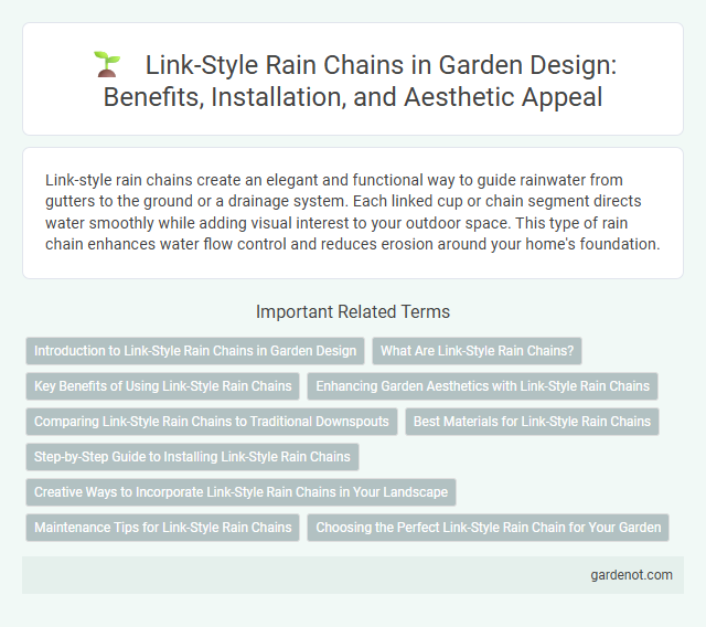 Link-Style Rain Chains in Garden Design: Benefits, Installation, and Aesthetic Appeal