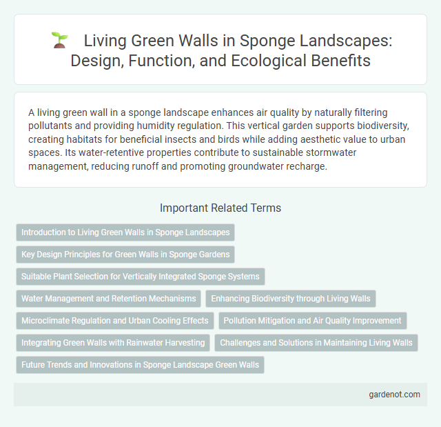 Living Green Walls in Sponge Landscapes: Design, Function, and Ecological Benefits