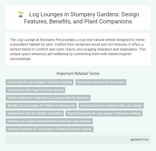 Log Lounges in Stumpery Gardens: Design Features, Benefits, and Plant Companions