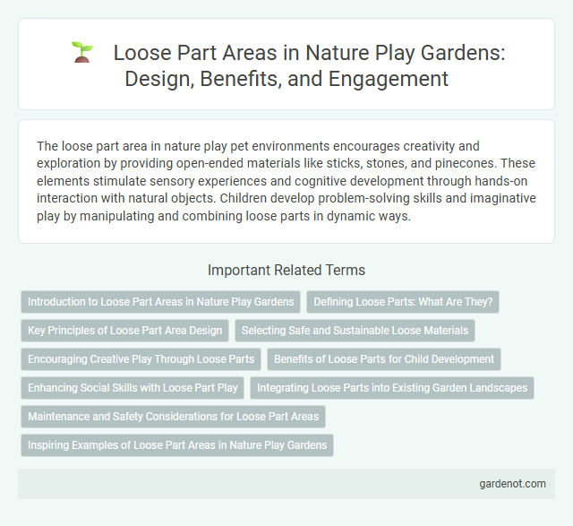 Loose Part Areas in Nature Play Gardens: Design, Benefits, and Engagement
