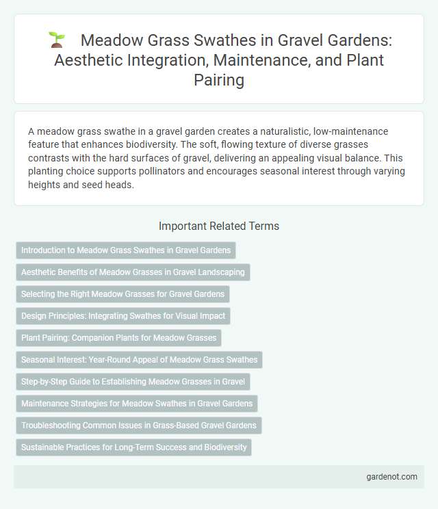 Meadow Grass Swathes in Gravel Gardens: Aesthetic Integration, Maintenance, and Plant Pairing
