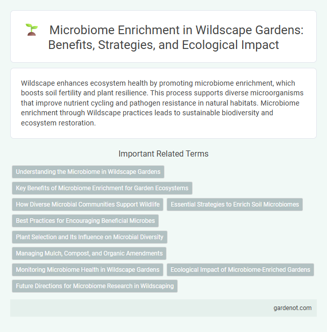Microbiome Enrichment in Wildscape Gardens: Benefits, Strategies, and Ecological Impact
