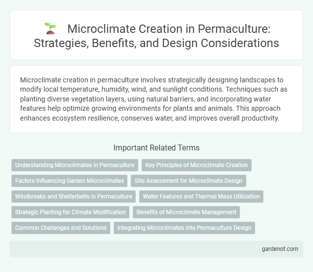 Microclimate Creation in Permaculture: Strategies, Benefits, and Design Considerations