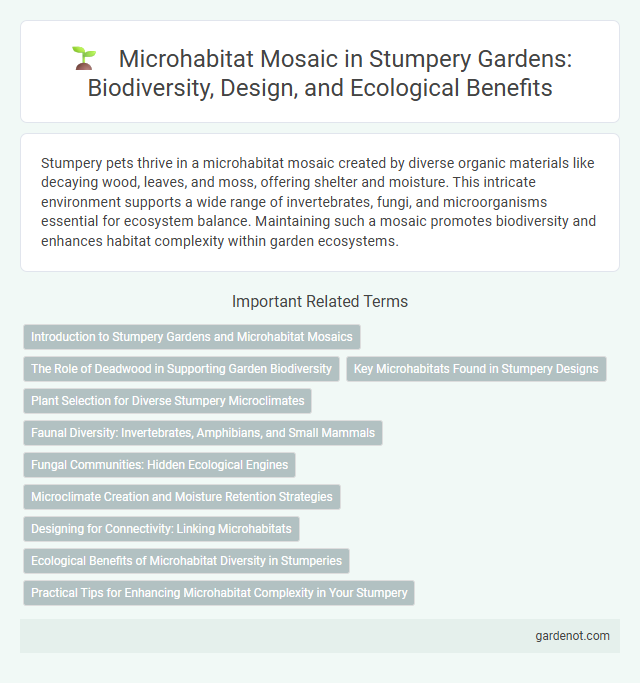 Microhabitat Mosaic in Stumpery Gardens: Biodiversity, Design, and Ecological Benefits